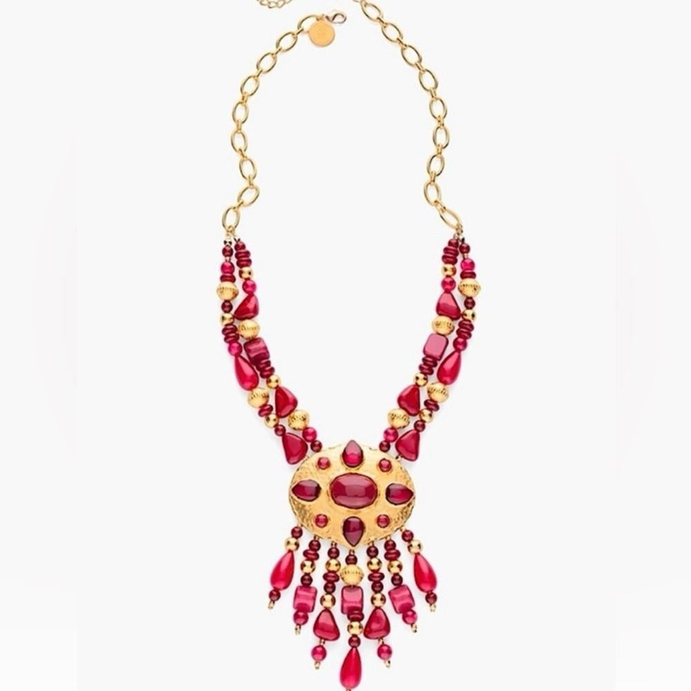 Chico's 35th anniversary Merlot Necklace